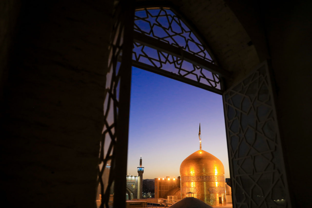 تصویر باکیفیت از حرم مطهر رضوی